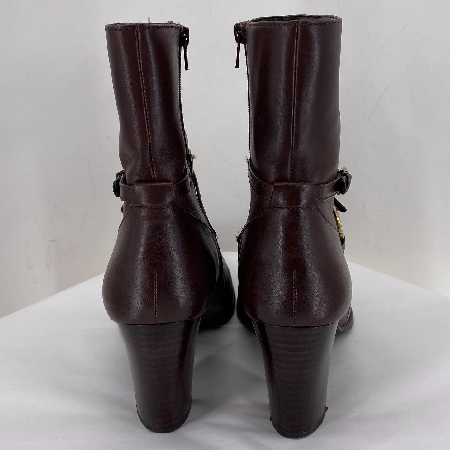 CHOCOLATE W Shoe Size 9.5 ETIENNE AIGNER Boots