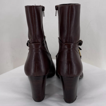 CHOCOLATE W Shoe Size 9.5 ETIENNE AIGNER Boots