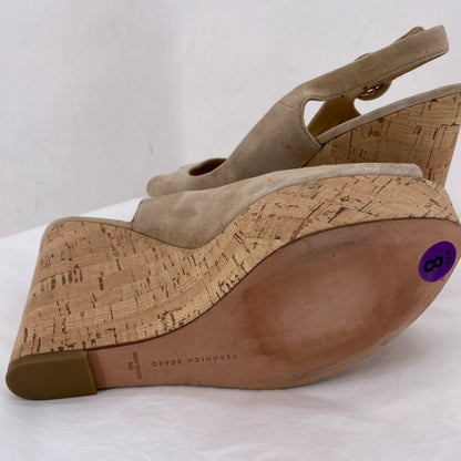 Tan W Shoe Size 8 VERONICA BEARD Wedge