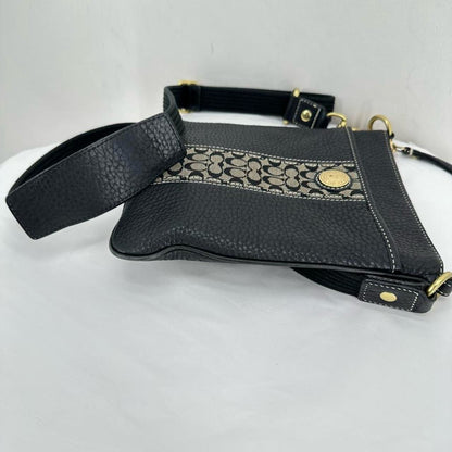 Black COACH Leather Cross-body