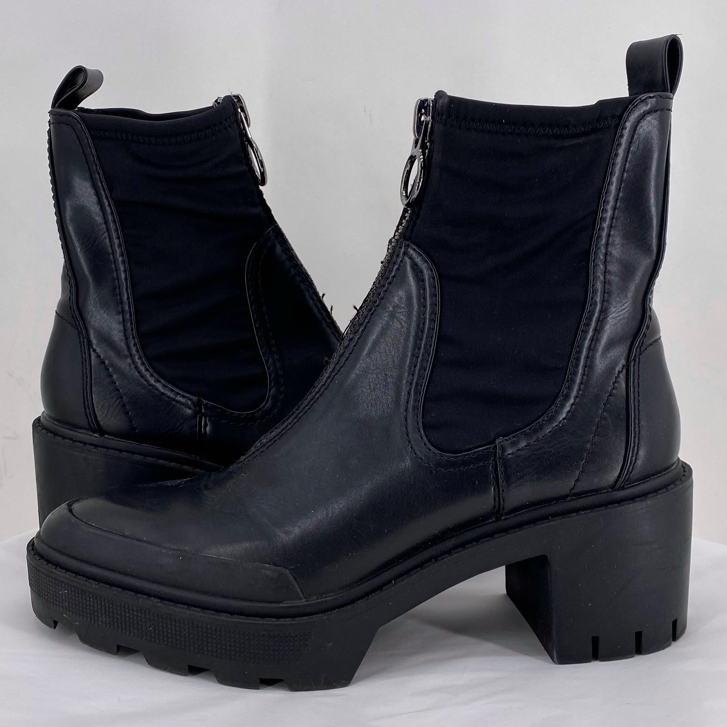 Black W Shoe Size 8 ZARA Boots