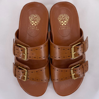 BROWN W Shoe Size 7.5 VINCE CAMUTO Sandals