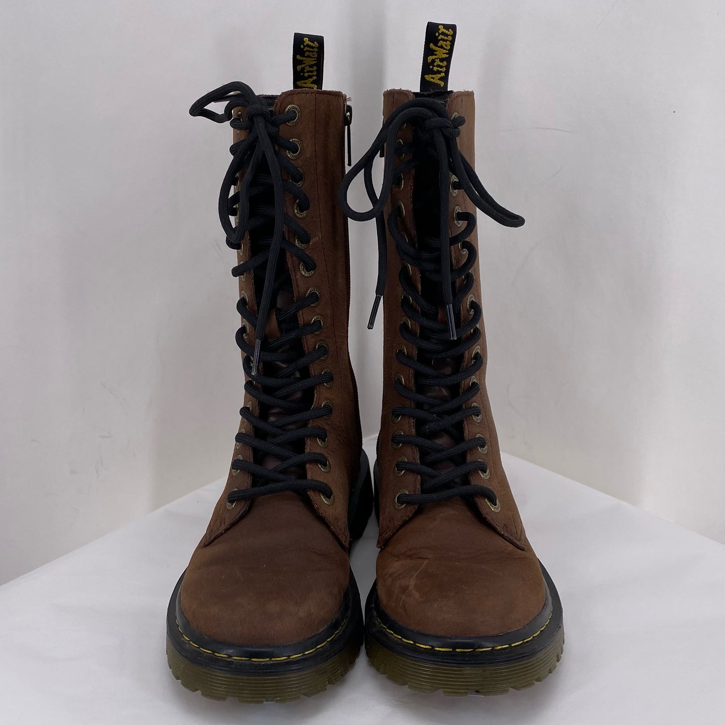 BROWN W Shoe Size 6 DR. MARTENS Boots