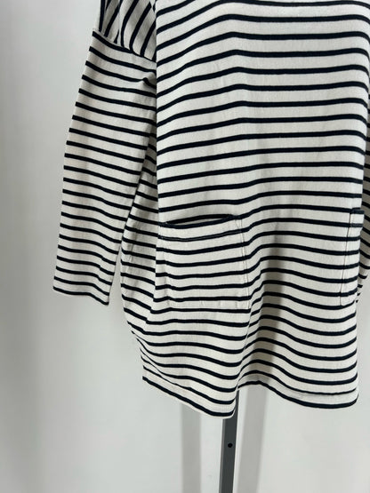 Size 4 HATCH Stripe Maternity Top