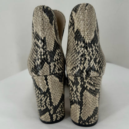 BLACK/CORAL W Shoe Size 6 COLE HAAN shooties/booties