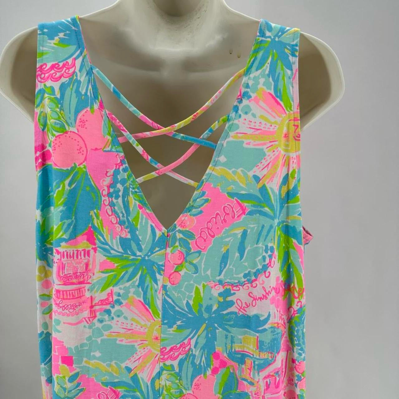 Size XL LILLY PULITZER Floral Dress