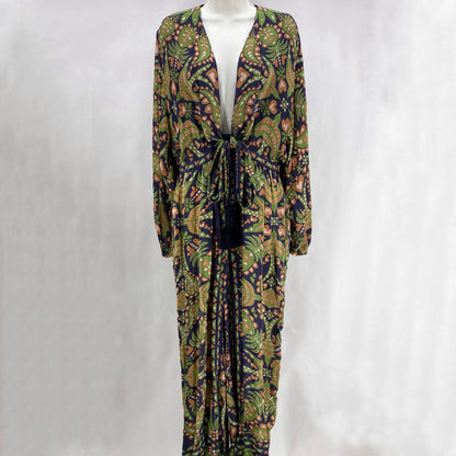Size M FARM FOR ANTHROPOLOGIE FLOWERS ROMPER