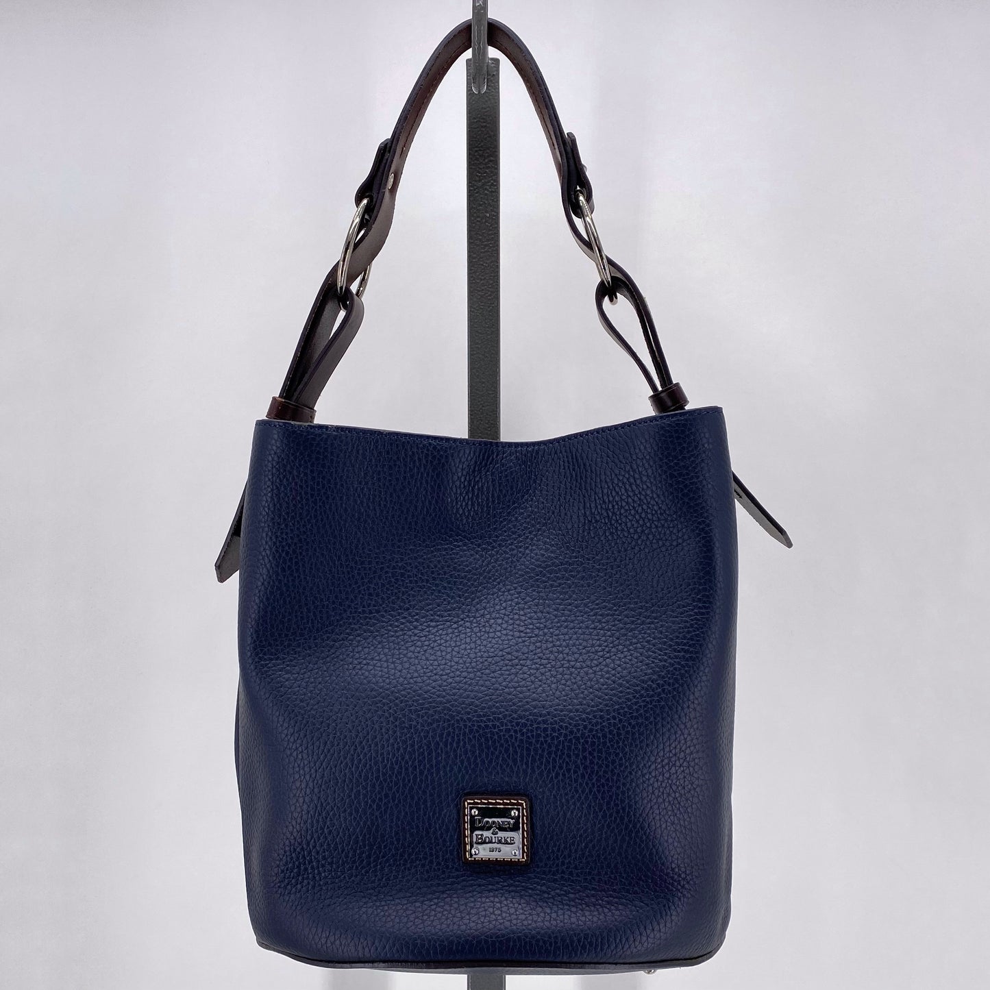 Navy DOONEY & BOURKE Leather Shoulder Bag