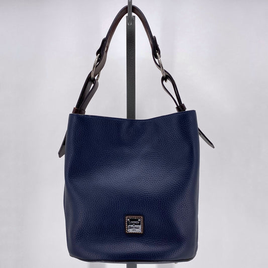 Navy DOONEY & BOURKE Leather Shoulder Bag