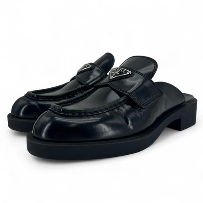 Black W Shoe Size 39 PRADA Loafer