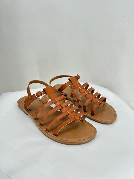 BROWN W Shoe Size 9 SONOMA Sandals