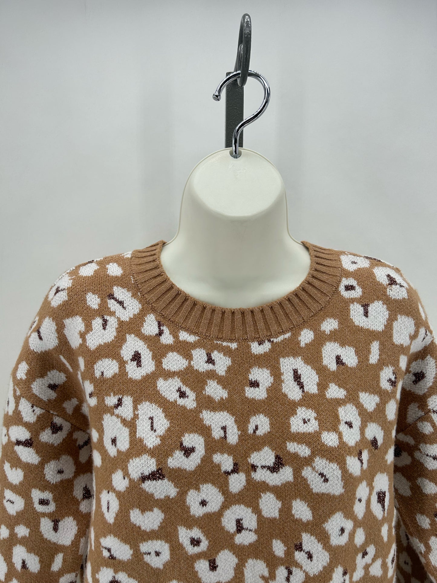 Size S LOFT Animal Print Sweater Dress