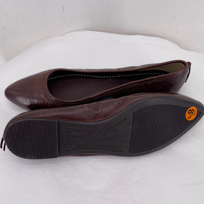 BROWN W Shoe Size 8.5 FRYE Flats