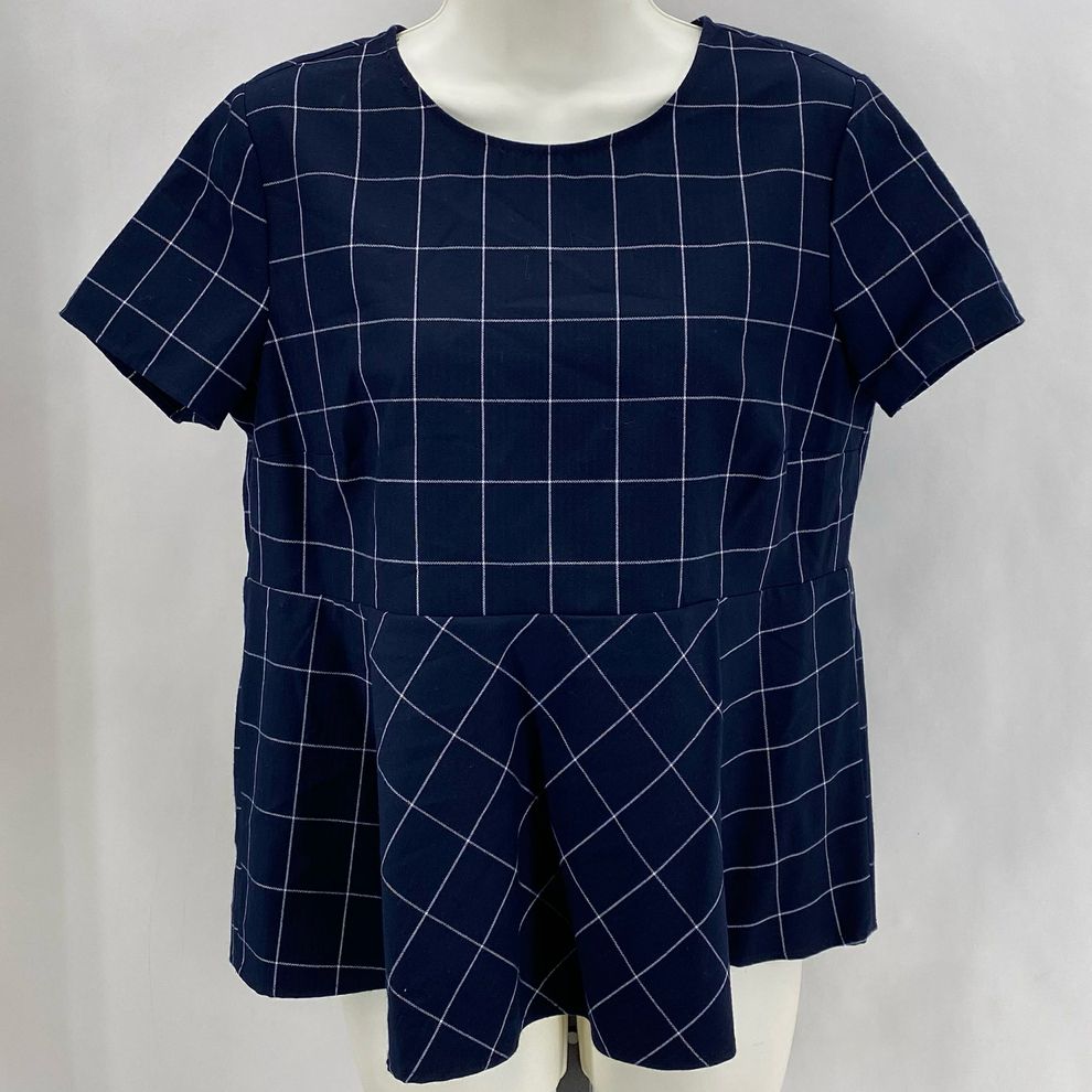 Size S J CREW Checkered Shirt