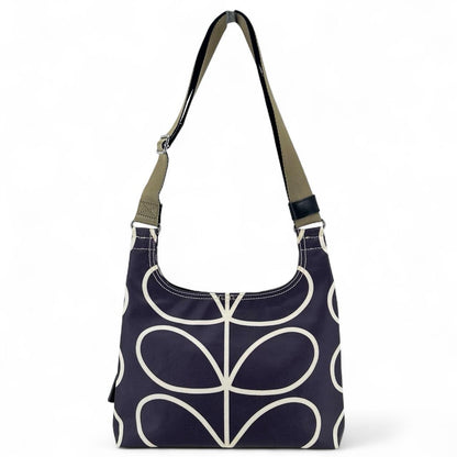 PURPLE/WHITE ORLA KIELY Shoulder Bag