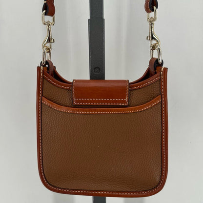 Caramel DOONEY & BOURKE Pebbeled Leather Cross-body