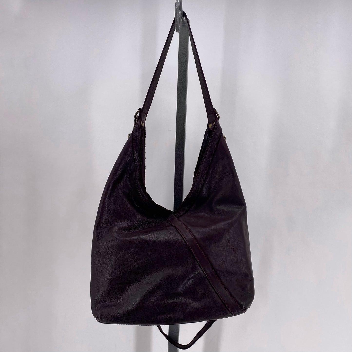 Purple SUNDANCE Leather Shoulder Bag