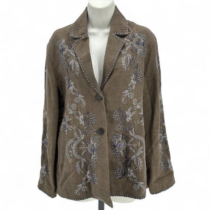 Size S ZARA FLOWERS Jacket