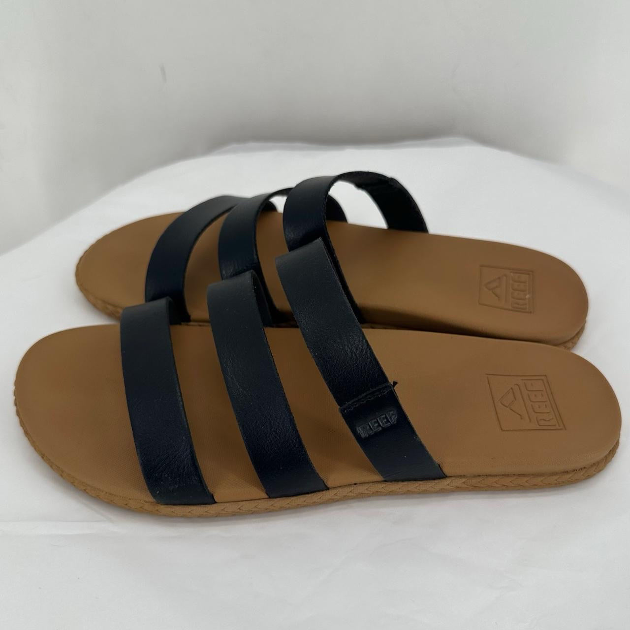 Black W Shoe Size 7 REEF Sandals