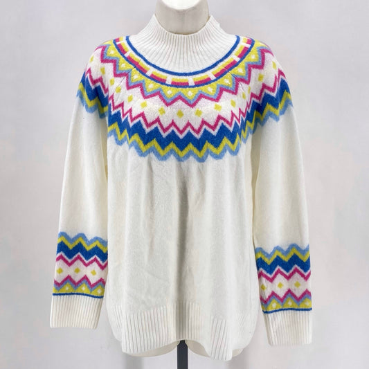 Size L VINCE CAMUTO ZIGZAG Sweater