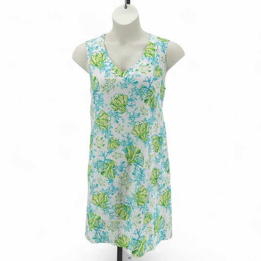 Size L J JILL Linen seashells Dress