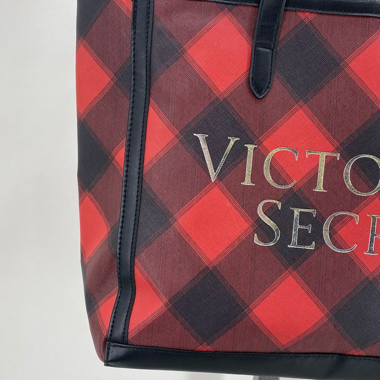 BLACK/RED VICTORIA SECRET Tote