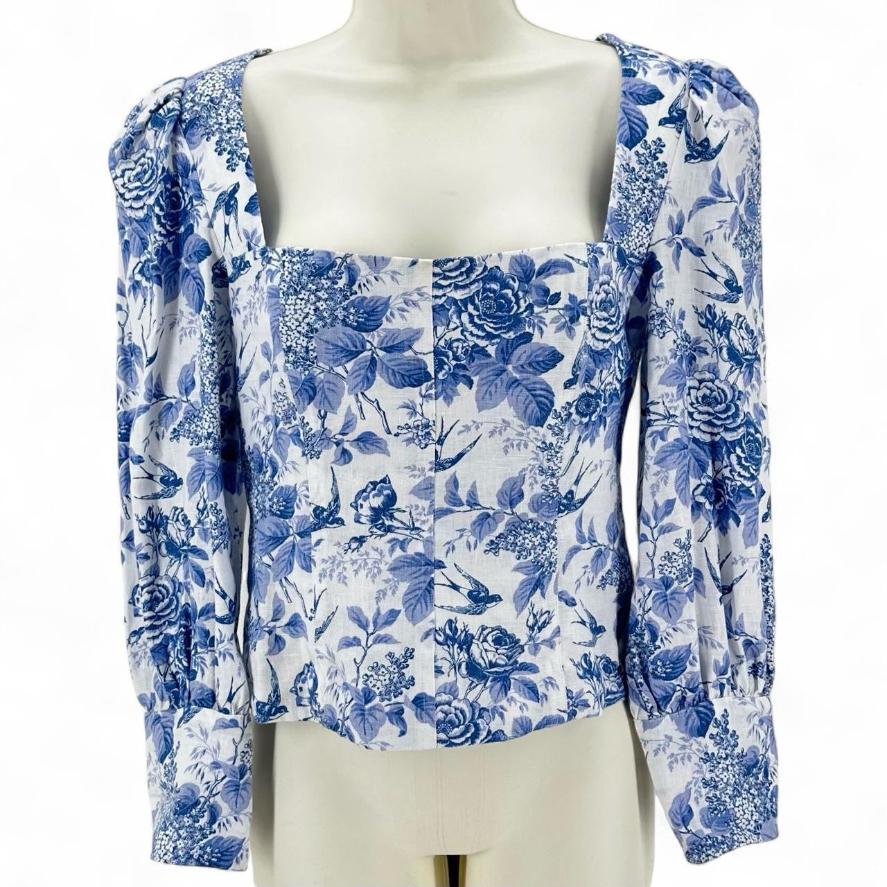 Size 6 REFORMATION Floral Shirt
