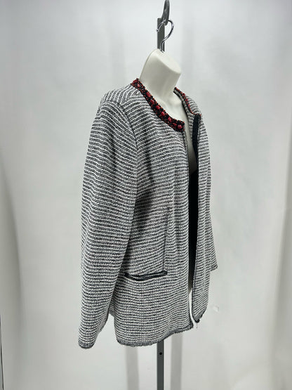 Size 2 CHICO'S Stripe Jacket