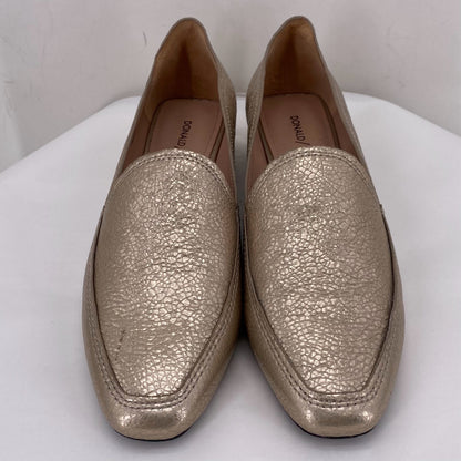 Champagne W Shoe Size 9 DONALD J PLINER Loafer