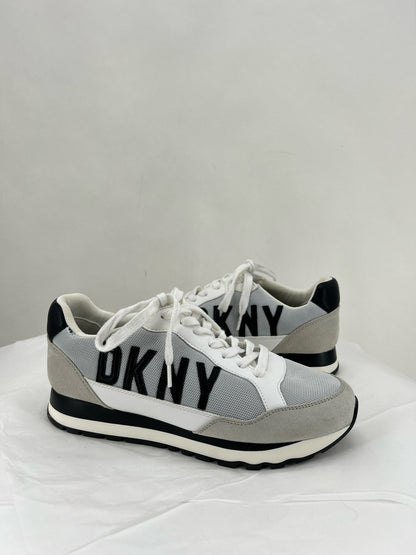 BLACK/WHITE W Shoe Size 10 DKNY Sneakers