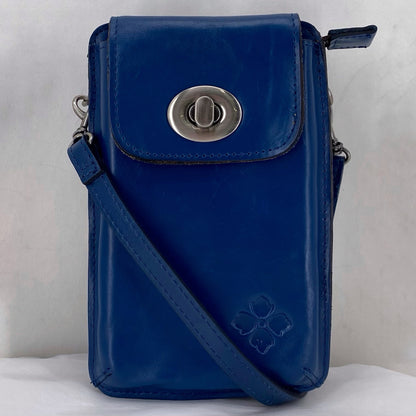 Royal Blue PATRICIA NASH Leather Cross-body