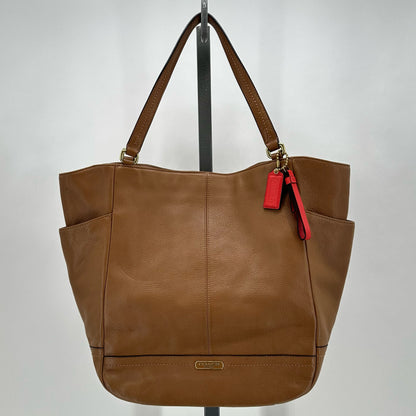 BROWN COACH Leather Tote