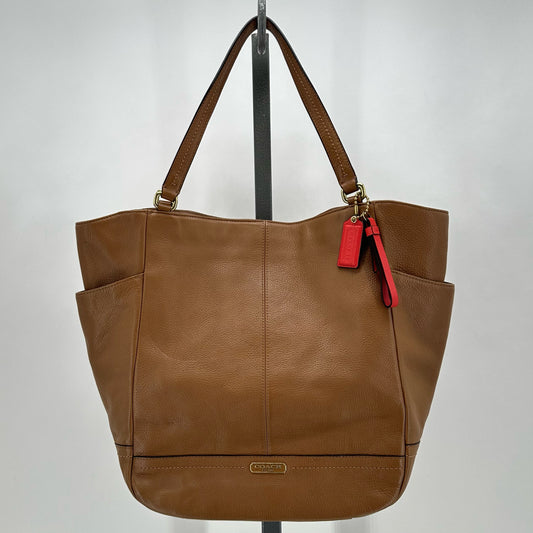 BROWN COACH Leather Tote