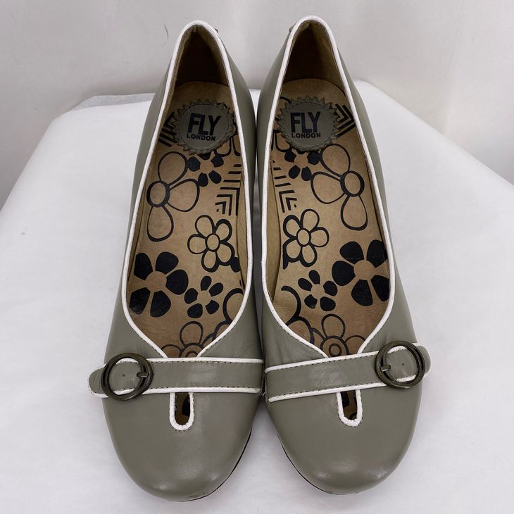 Gray W Shoe Size 39 LONDON FLY Pumps