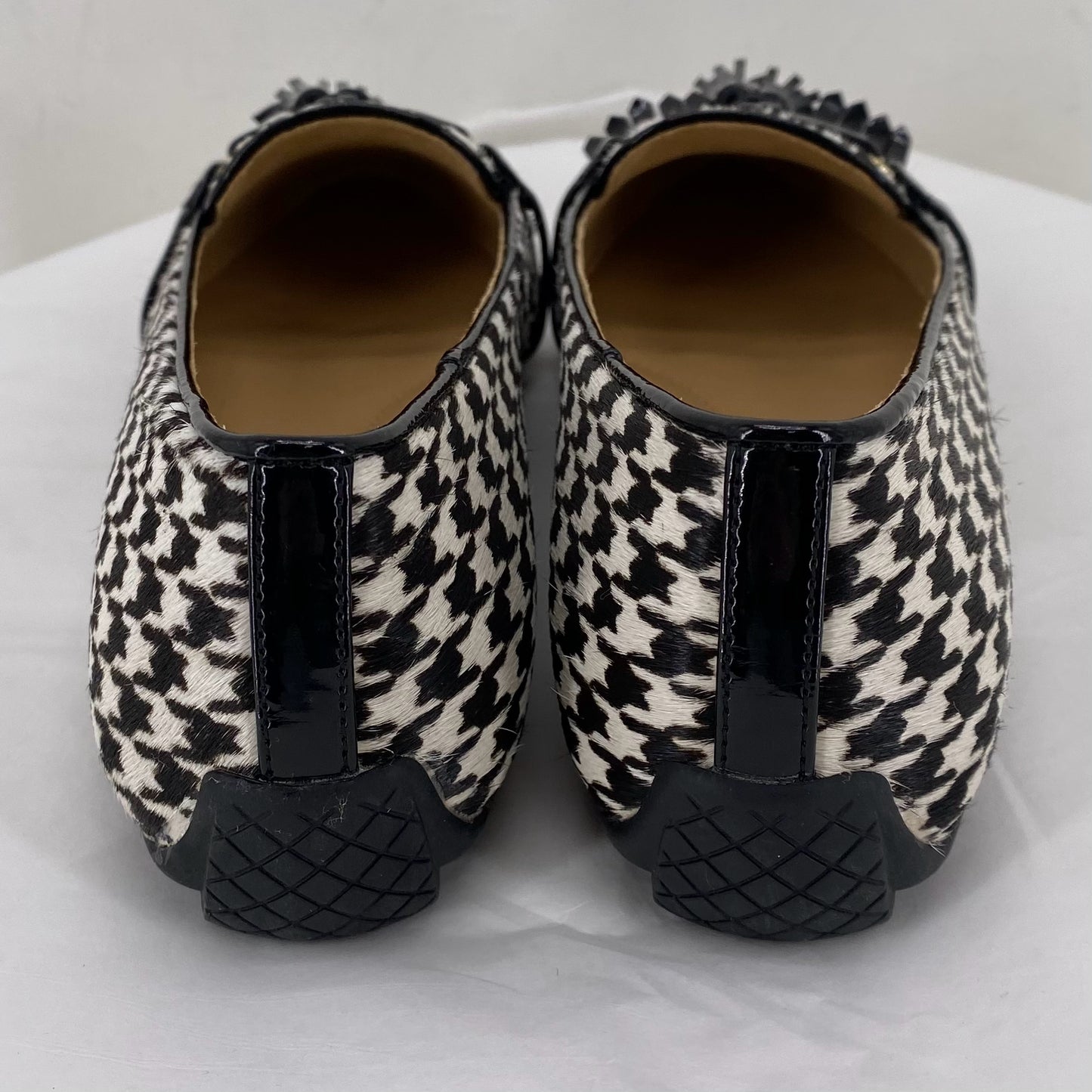 BLACK/WHITE W Shoe Size 7.5 TALBOTS Flats