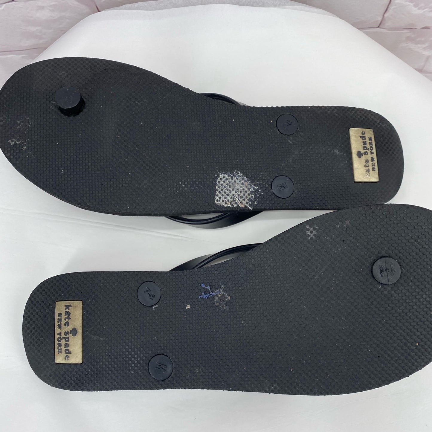 Black W Shoe Size 7/8 KATE SPADE Sandals