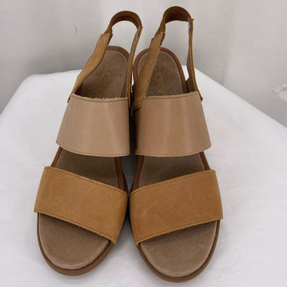 BROWN W Shoe Size 9 SOREL Sandals