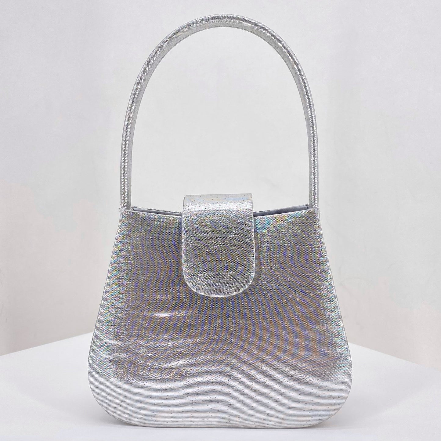 Silver LA REGALE Clutch