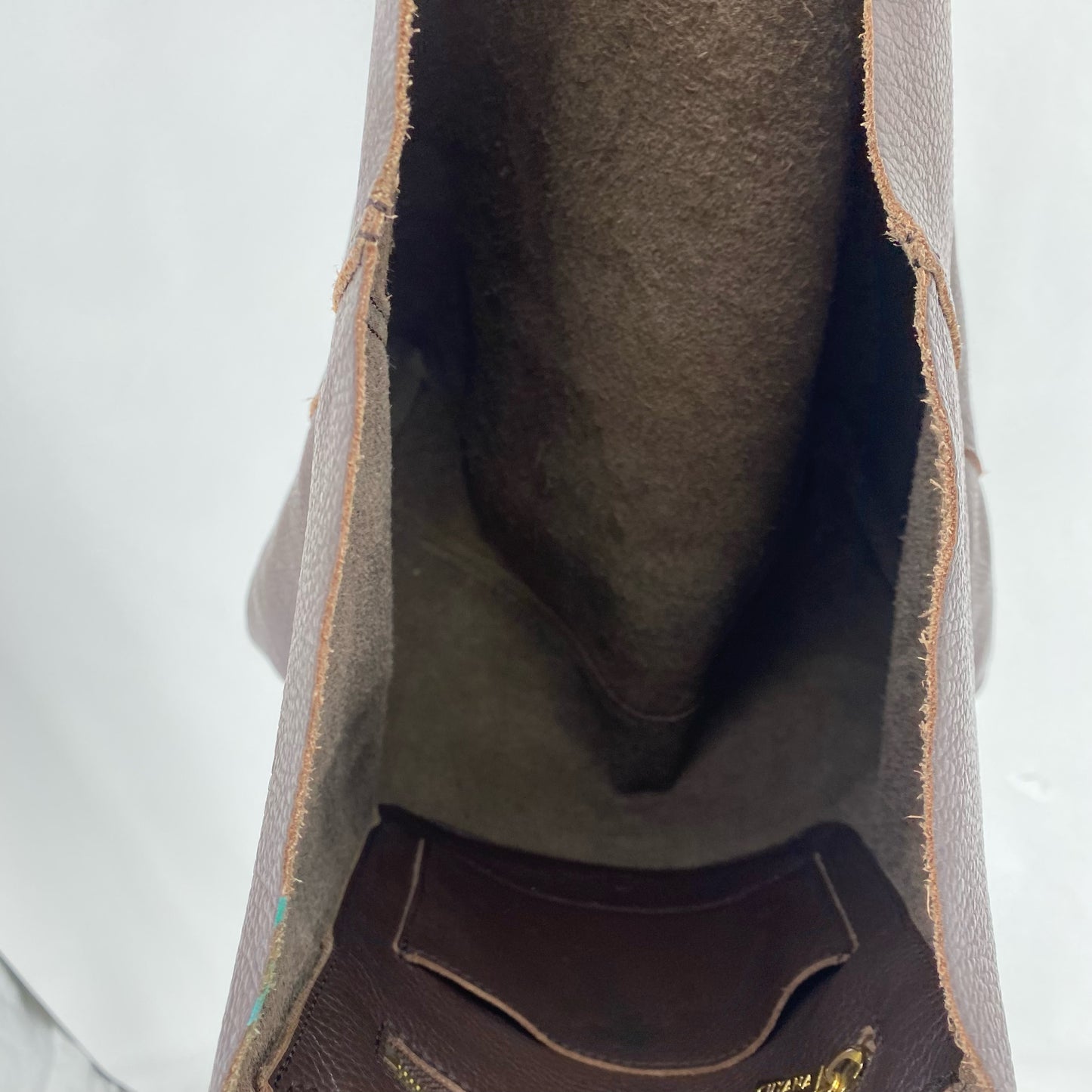 DARK BROWN CUYANA Shoulder Bag