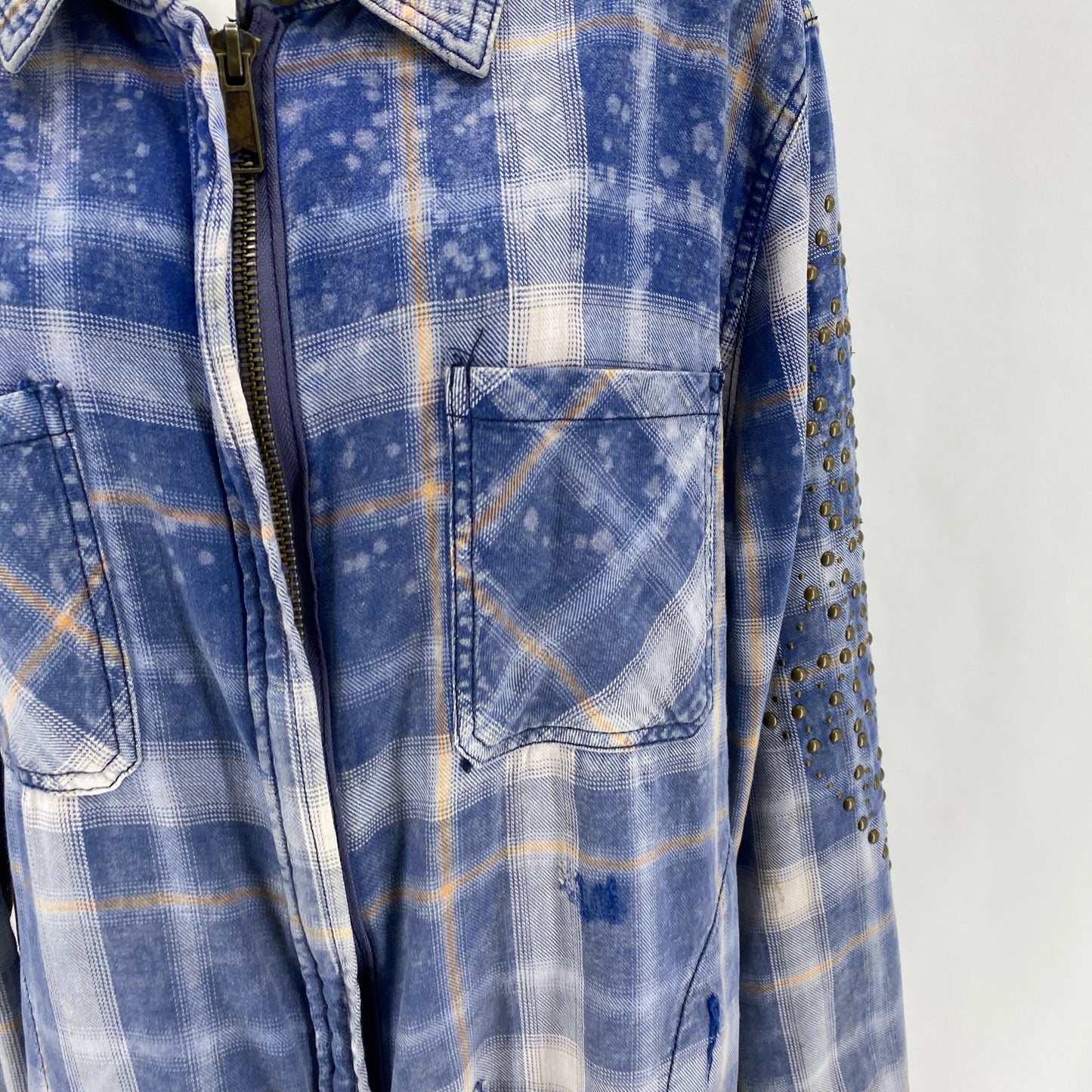 Size S FREE PEOPLE Plaid Jacket