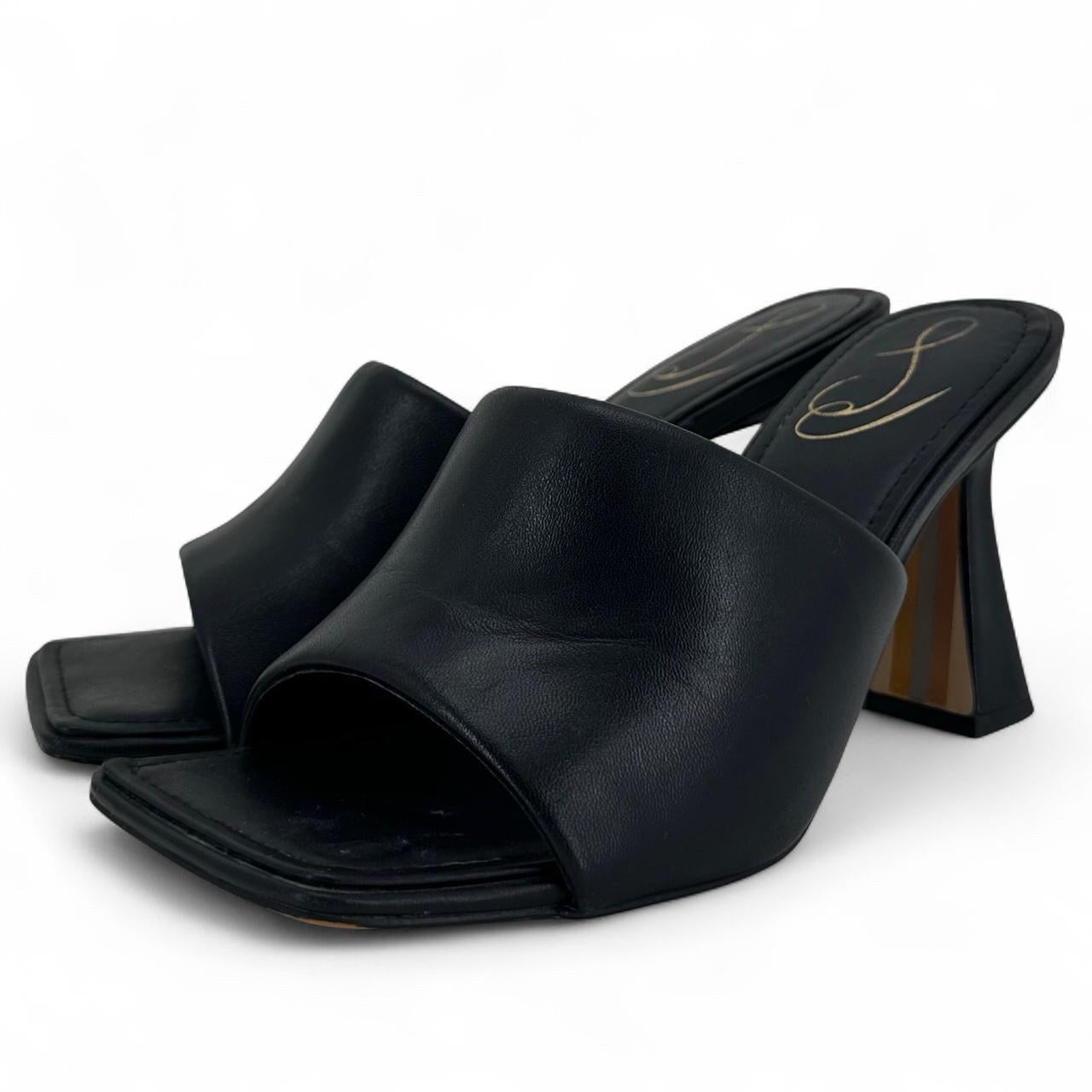 Black W Shoe Size 7.5 SAM EDDELMAN Heels