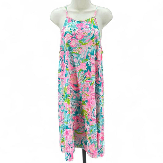 Size L LILLY PULITZER Floral Dress