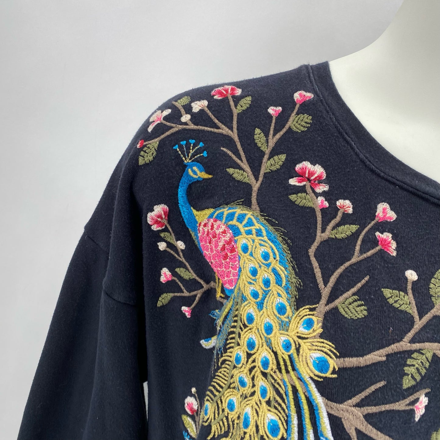 Size XXL JOHNNY WAS FLOWERS Sweatshirt