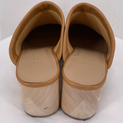 DARK TAN W Shoe Size 6.5 LOFT Mules
