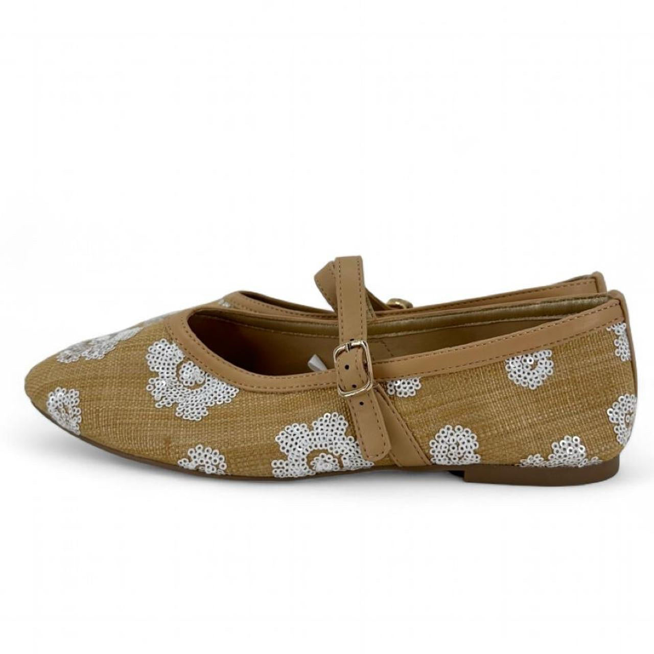 Tan W Shoe Size 9 A NEW DAY Flats