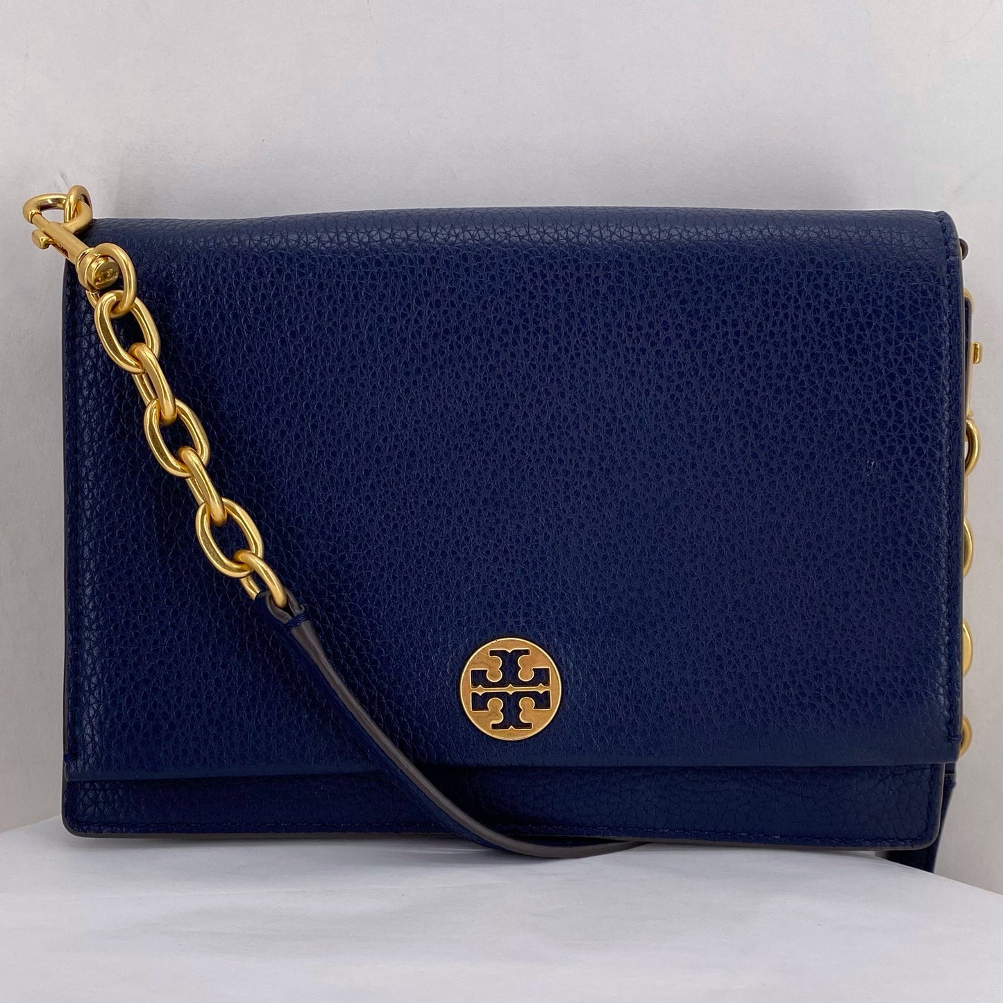 Navy TORY BURCH Leather Cross-body