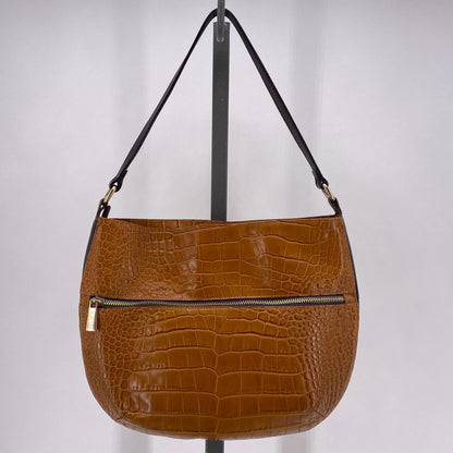 Camel VALENTINA Leather Shoulder Bag