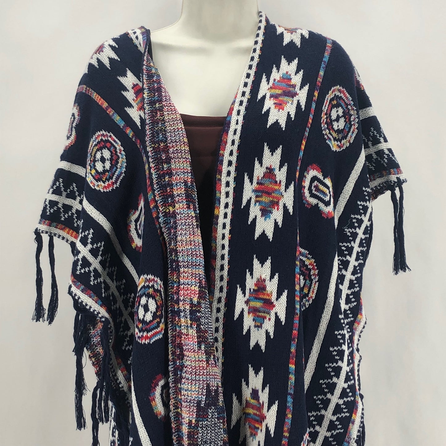 Size One Size FASHION APPAREL AZTEC KIMONO