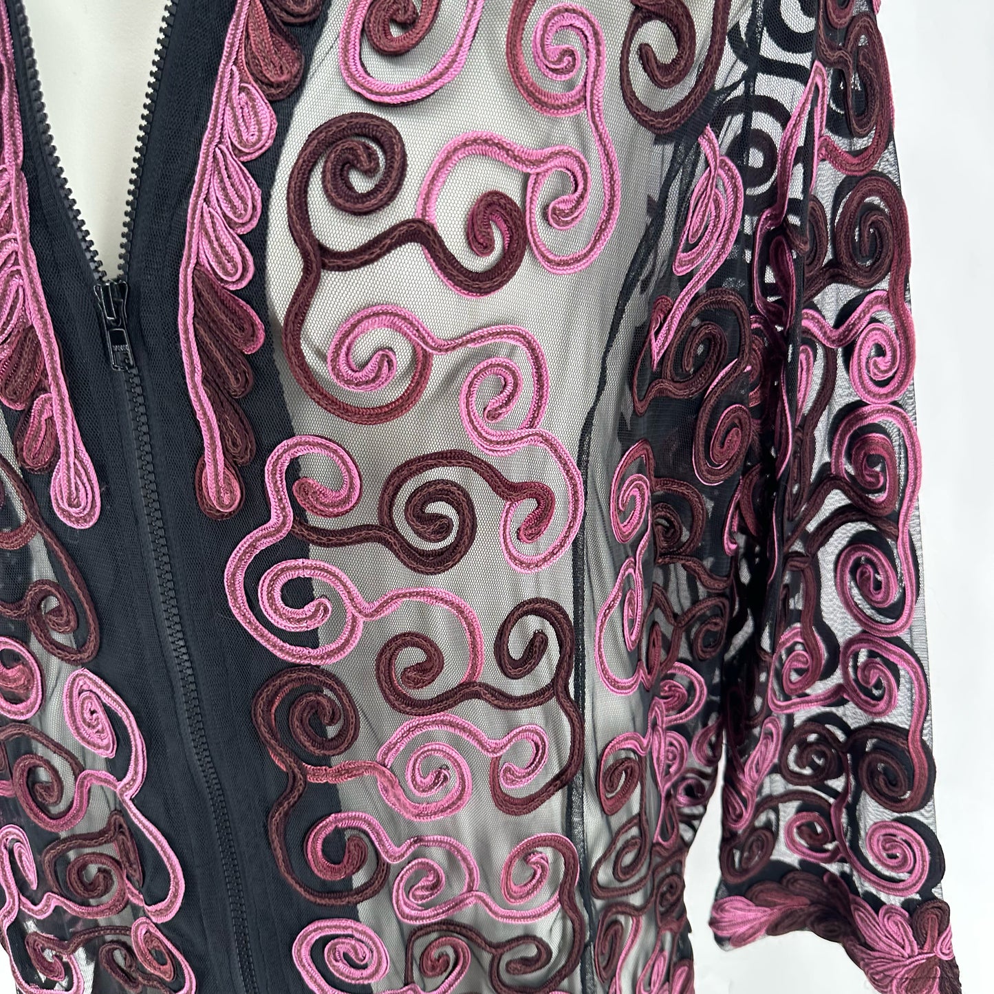 Size 1X PARSLEY & SAGE SWIRL Jacket