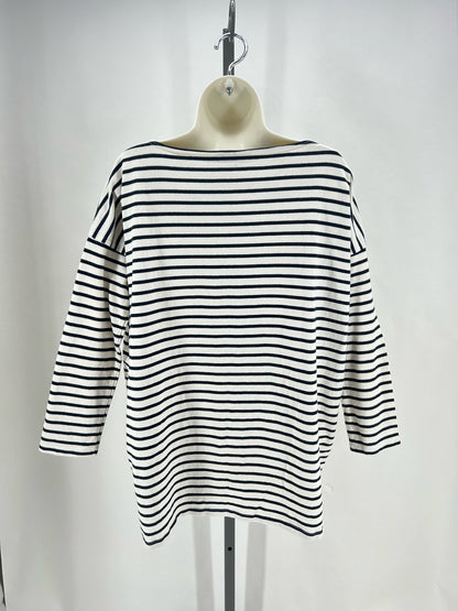 Size 4 HATCH Stripe Maternity Top